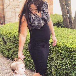 *SOLD*NWOT* Nude & Black Ripe Maternity Dress